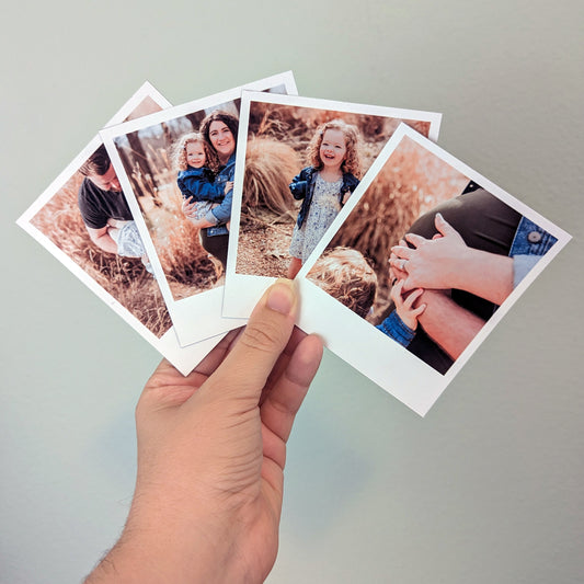 Custom Classic Polaroid Style Magnet (3.5" x 4.2")