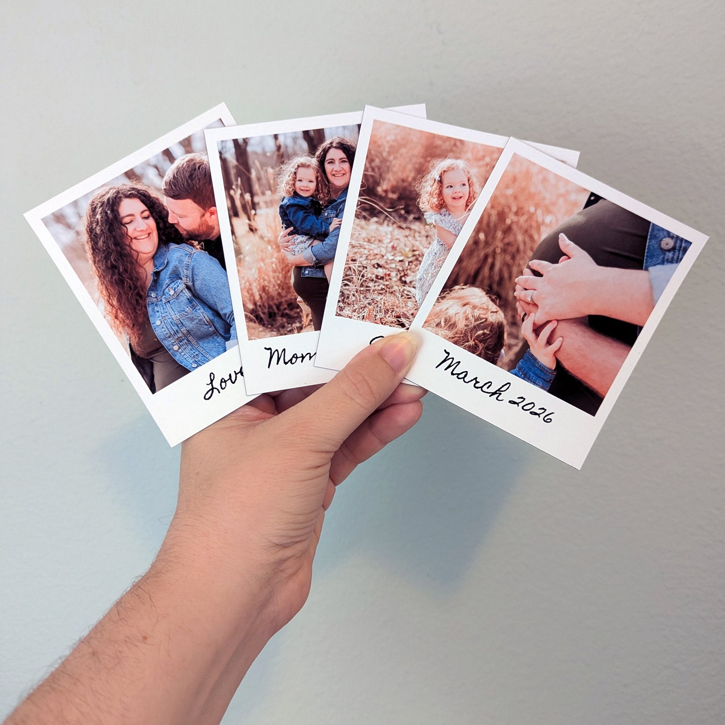 Custom Classic Polaroid Style Magnet (3.5" x 4.2")