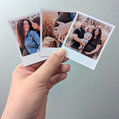 Custom Mini Polaroid Style Magnet (2.5" x 3")