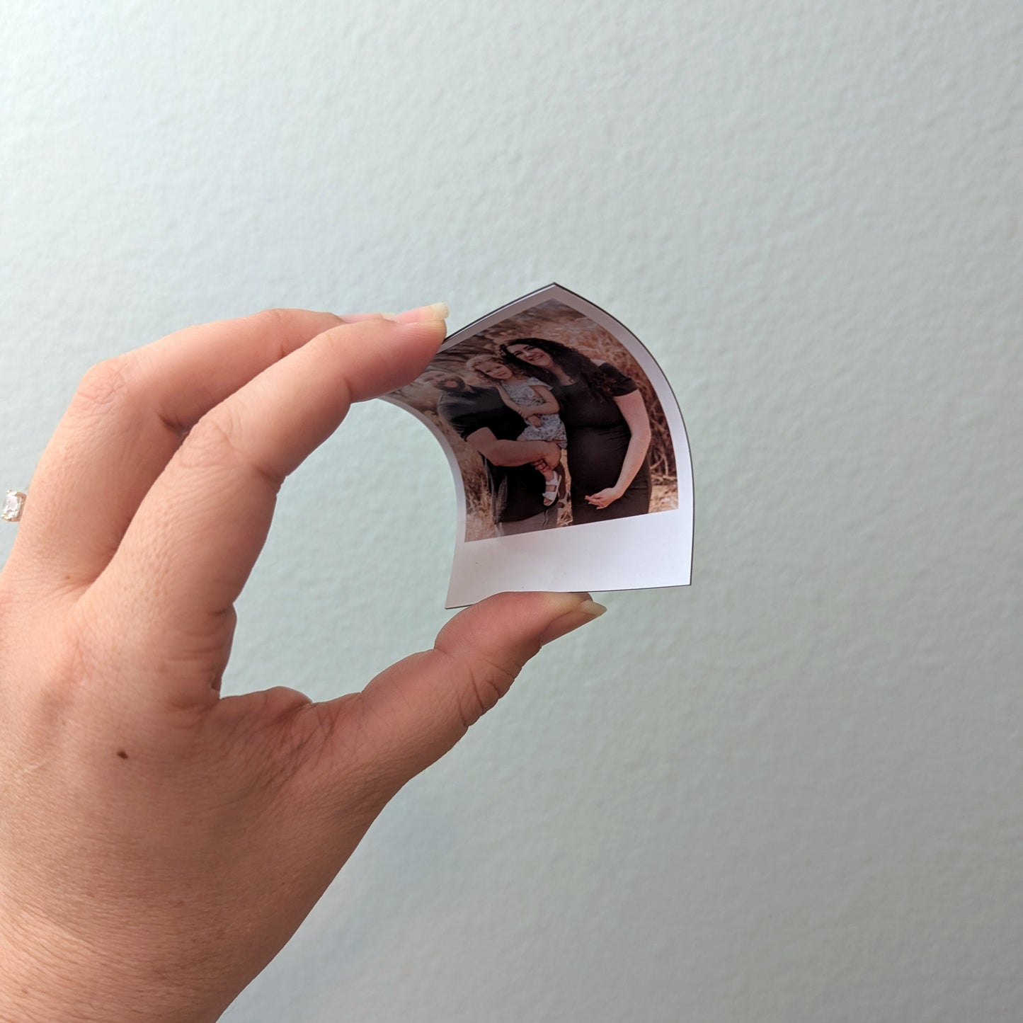 Custom Mini Polaroid Style Magnet (2.5" x 3")