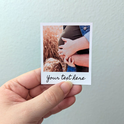 Custom Mini Polaroid Style Magnet (2.5" x 3")