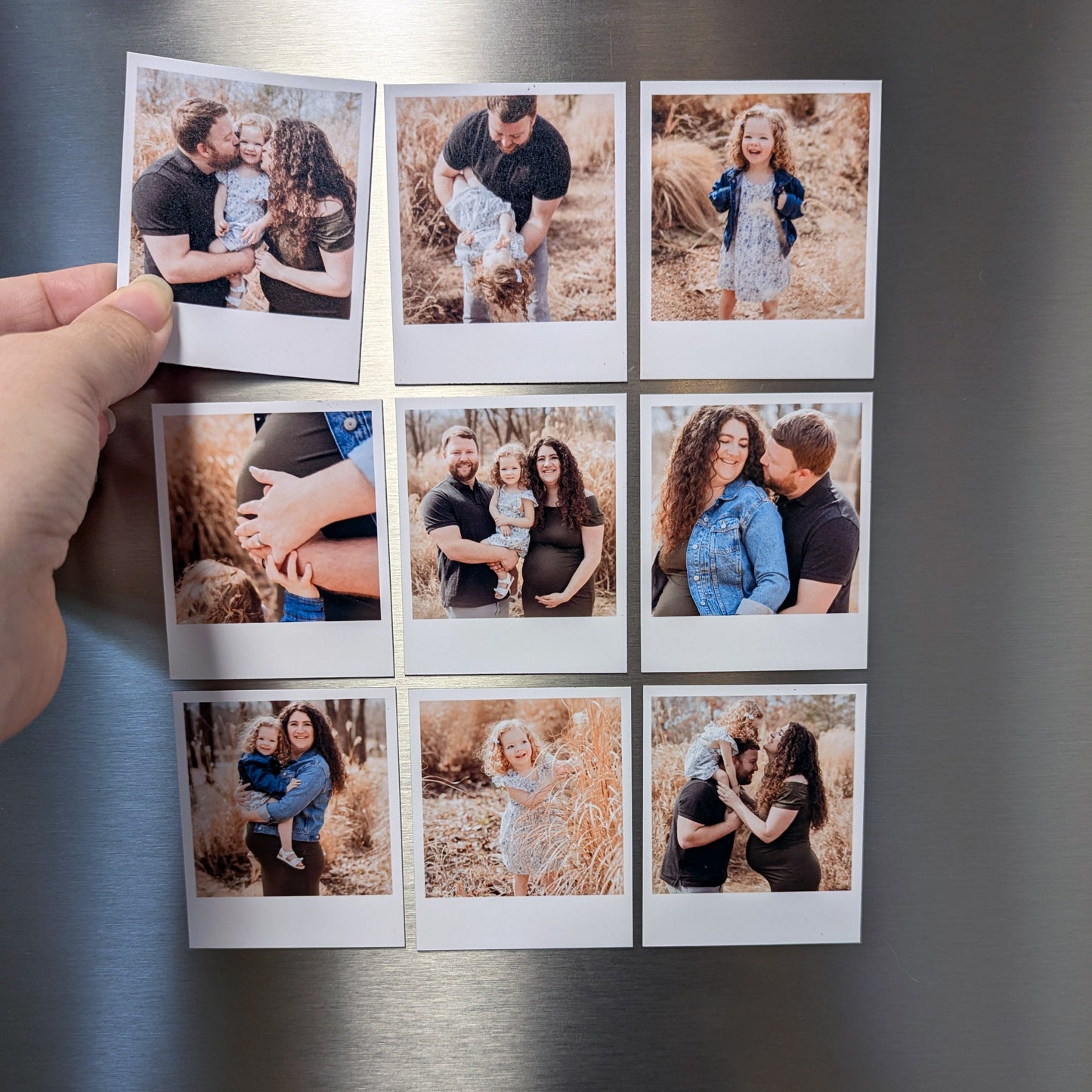 Custom Mini Polaroid Style Magnet (2.5" x 3")