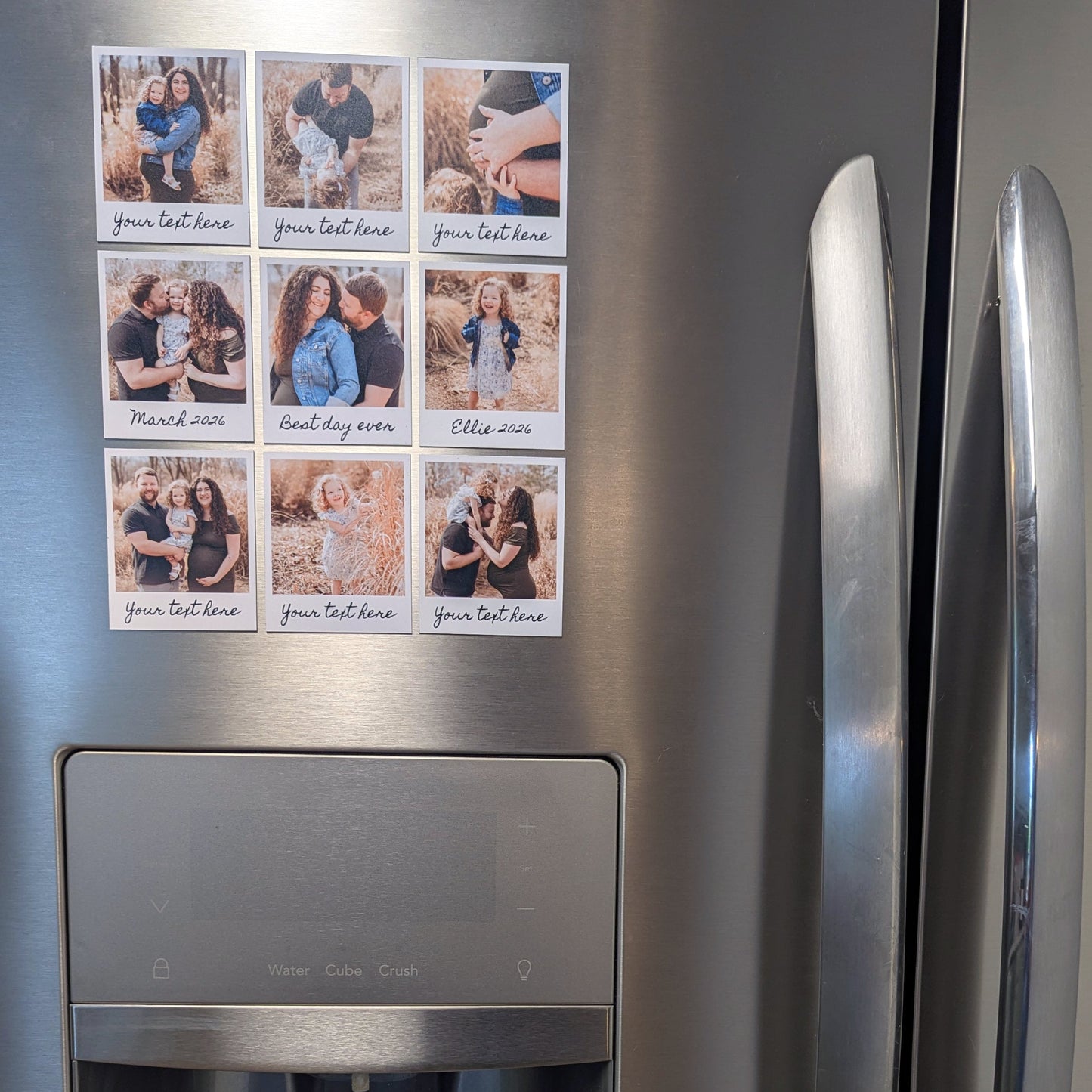 Custom Mini Polaroid Style Magnet (2.5" x 3")