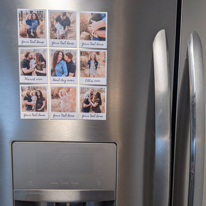 Custom Mini Polaroid Style Magnet (2.5" x 3")