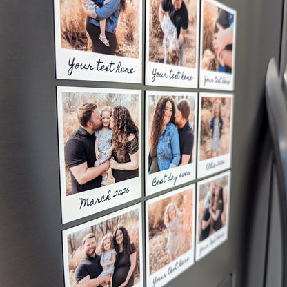 Custom Mini Polaroid Style Magnet (2.5" x 3")