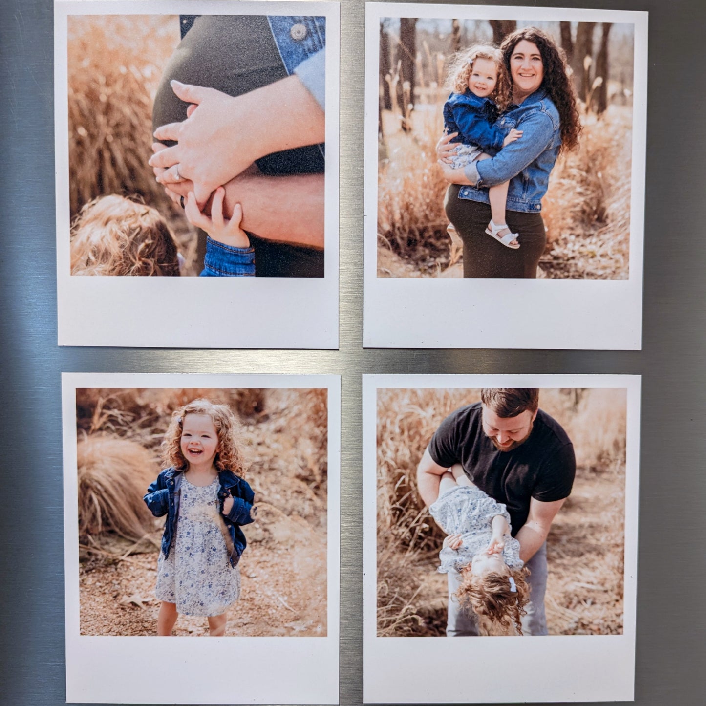 Custom Classic Polaroid Style Magnet (3.5" x 4.2")