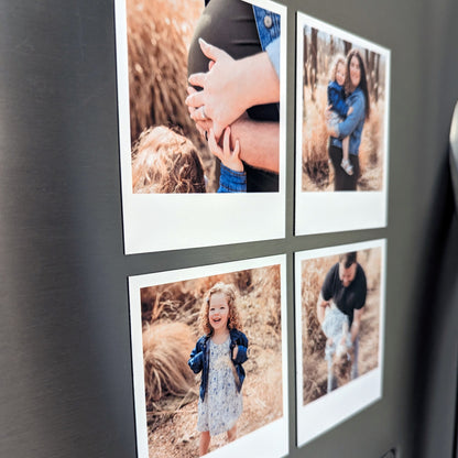 Custom Classic Polaroid Style Magnet (3.5" x 4.2")