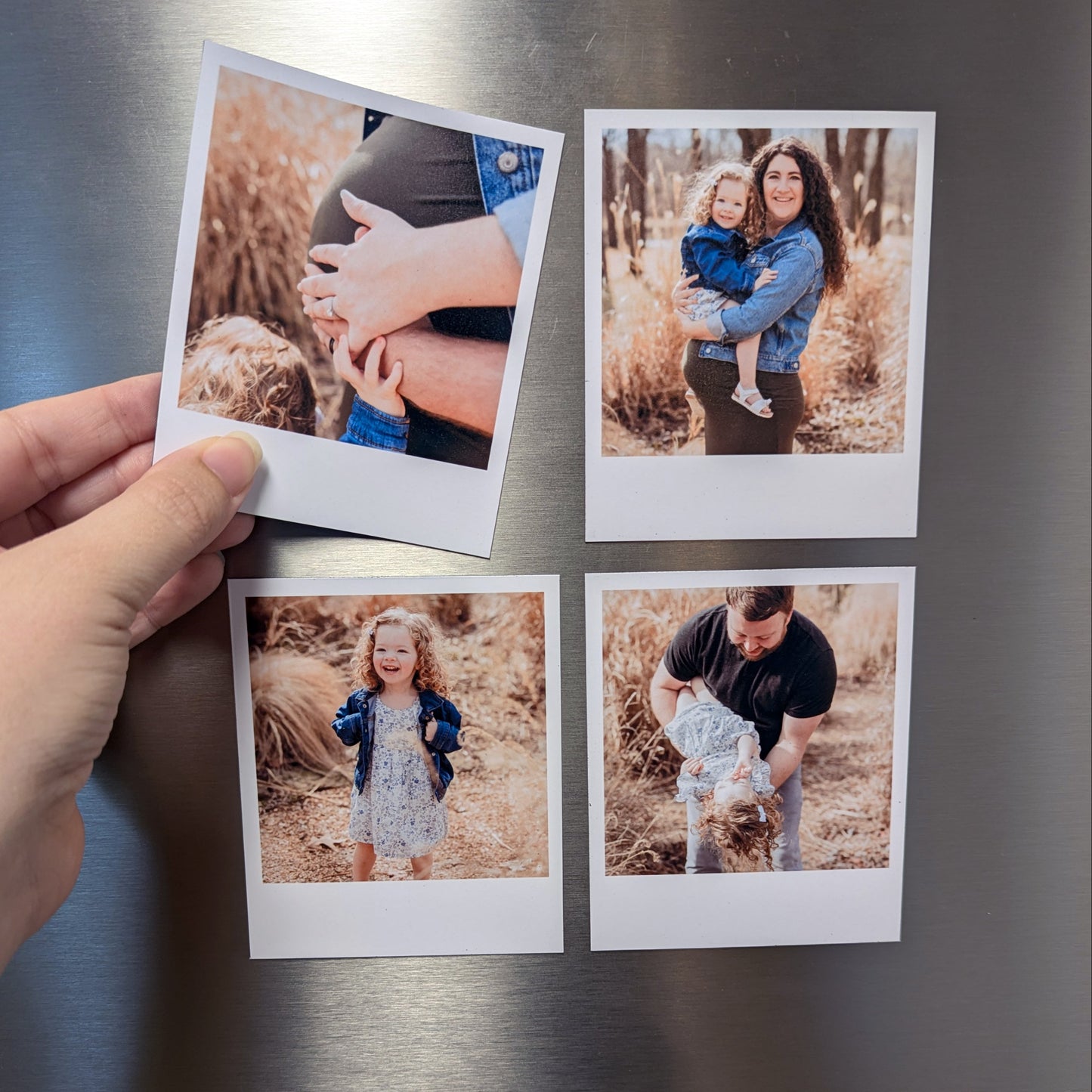 Custom Classic Polaroid Style Magnet (3.5" x 4.2")