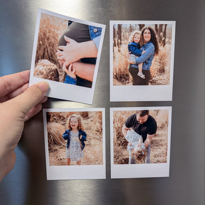 Custom Classic Polaroid Style Magnet (3.5" x 4.2")