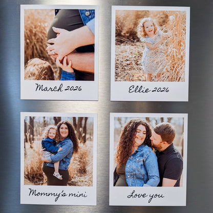Custom Classic Polaroid Style Magnet (3.5" x 4.2")