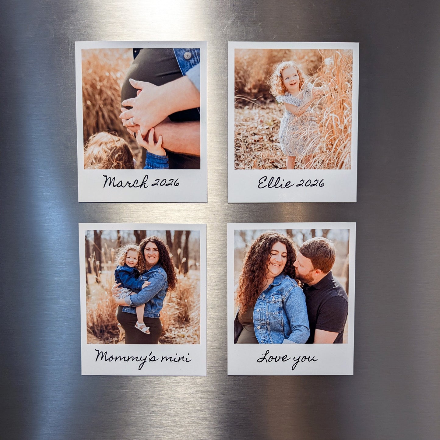 Custom Classic Polaroid Style Magnet (3.5" x 4.2")