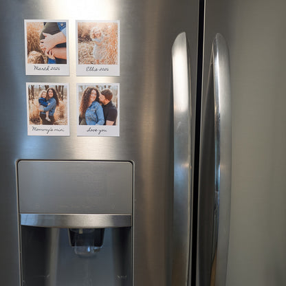 Custom Classic Polaroid Style Magnet (3.5" x 4.2")